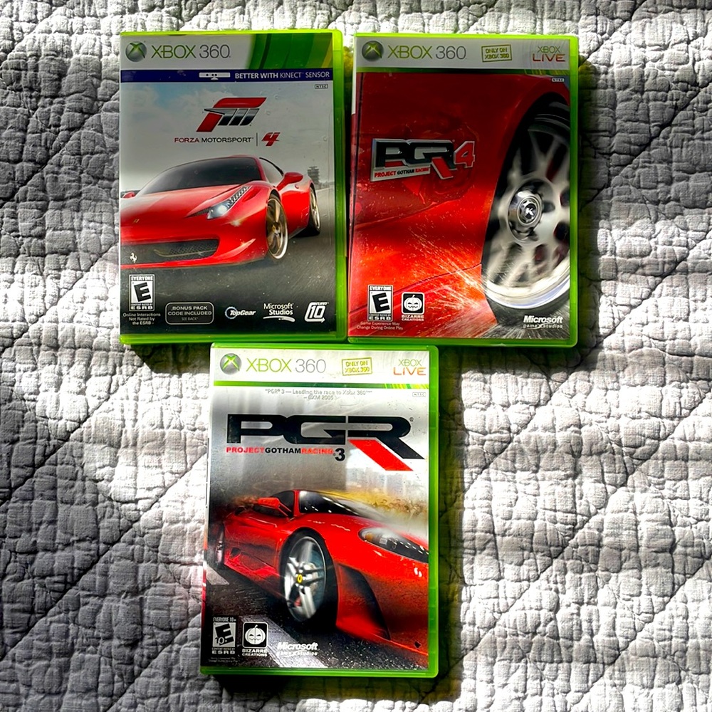 XBOX 360 RACING GAMES